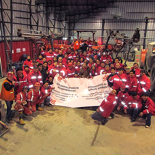 Image de project - mine Gualcamayo - 12368 mètres de développement